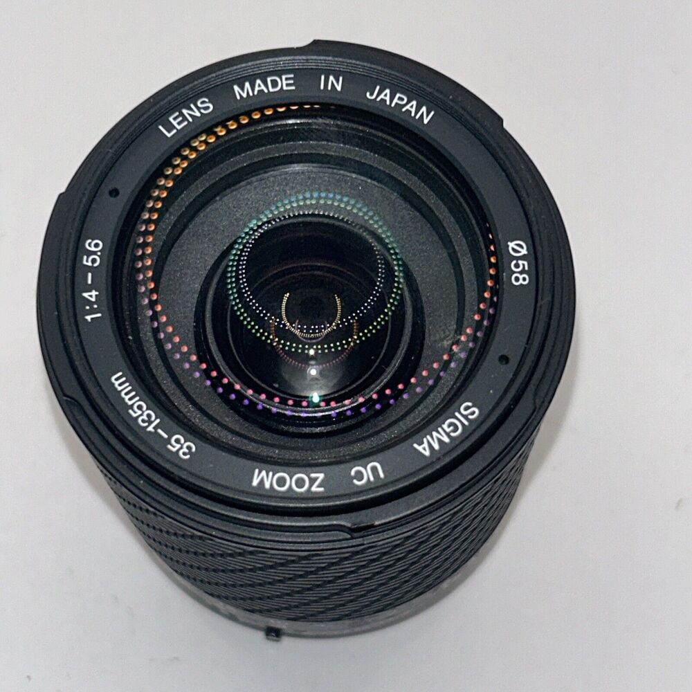 Sigma UC Zoom 35-135mm 1:4-5.6 Lens with Cap Made in Japan - Picture 2 of 9